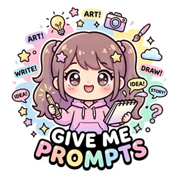 Give Me Prompts - AI 繪圖提示詞生成器 Logo